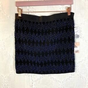 NWT Forever21 beaded mini skirt size L